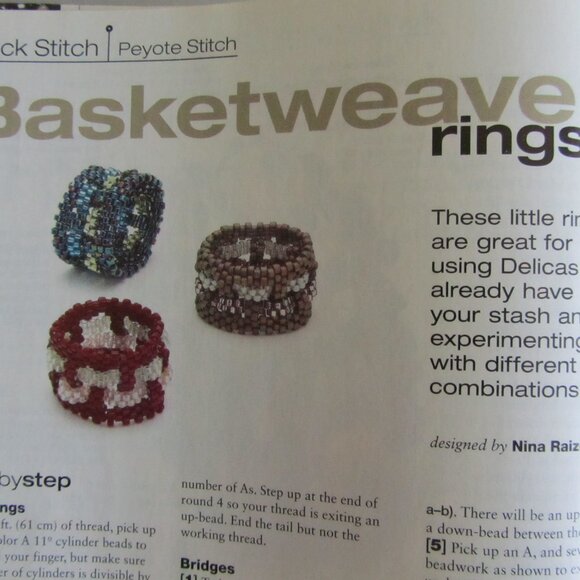 Bead and Button Magazine Creative Ideas For The Art of Beads, Jewelry April 2014 - Picture 6 of 9